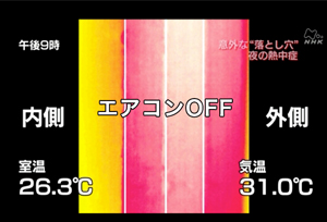 温室観測・午後9時